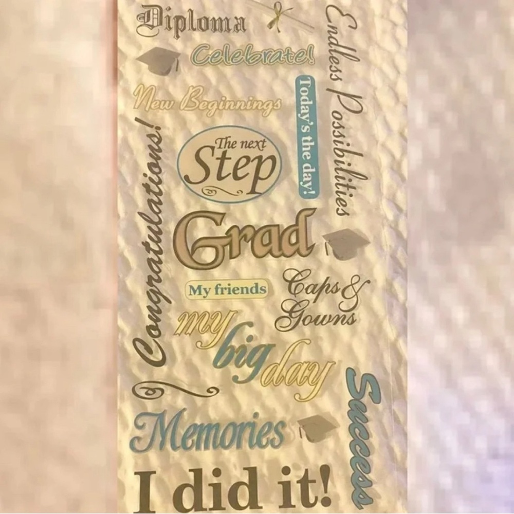 💞 New Graduation Scrapbook Craft Stickers